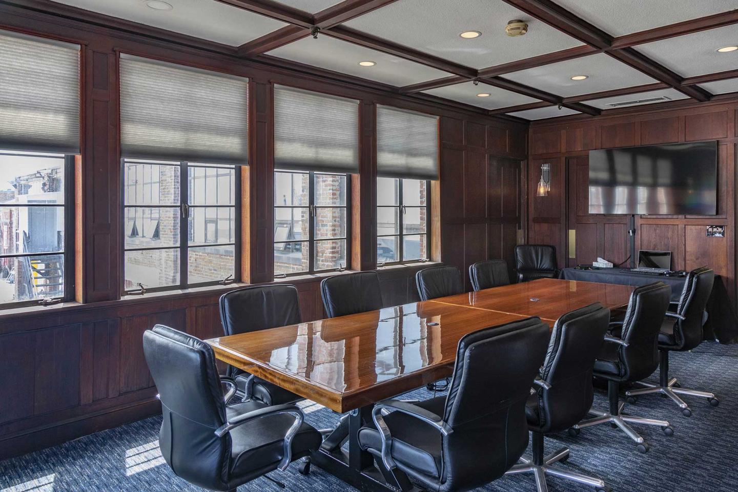 Boardroom in office building