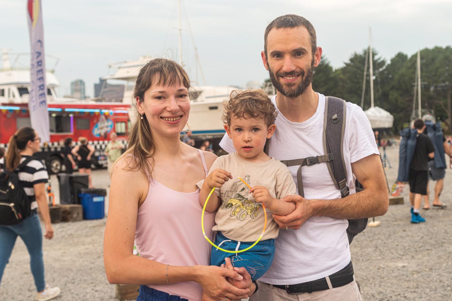 Family enjoying Cinemarina