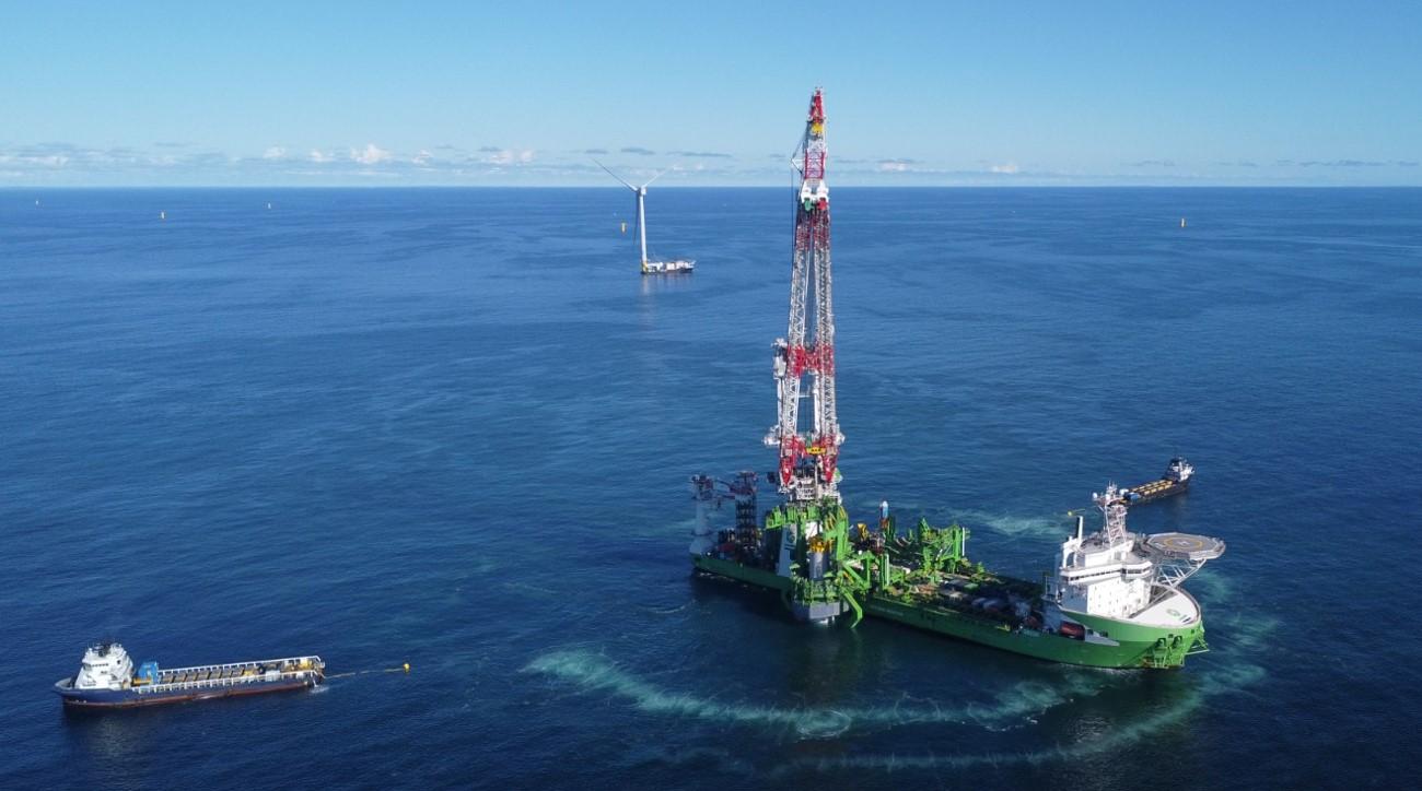 Vineyard Wind Project Foundations Installation