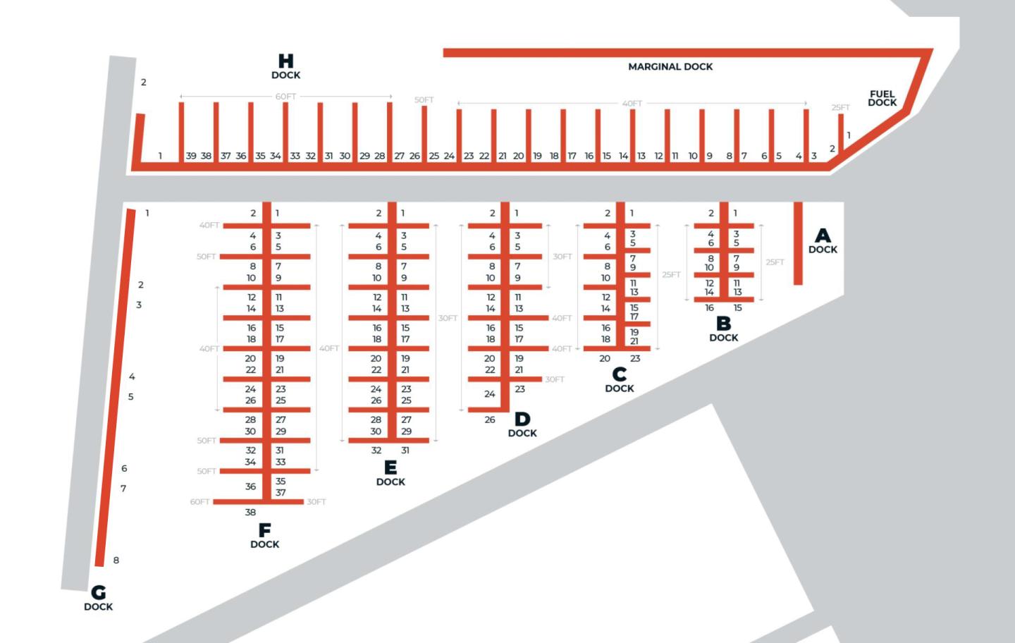 Layout of Boston Harbor Shipyard & Marina