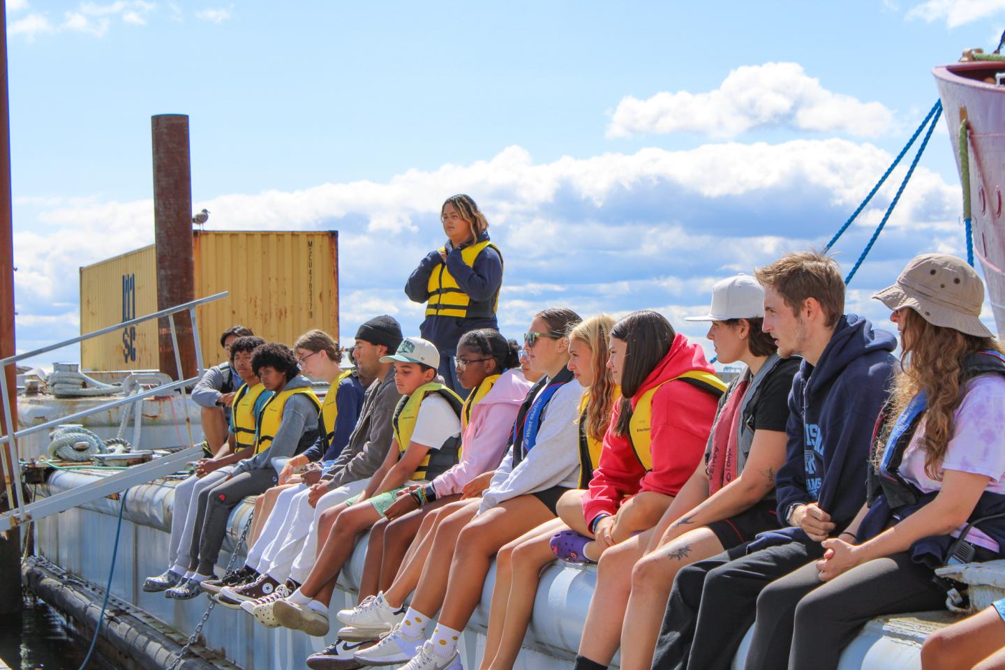 Piers Park Sailing Center students