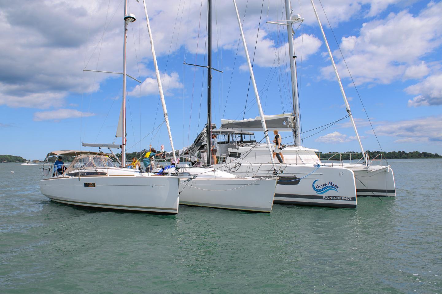 Piers Park Sailing students during Piers to Piers